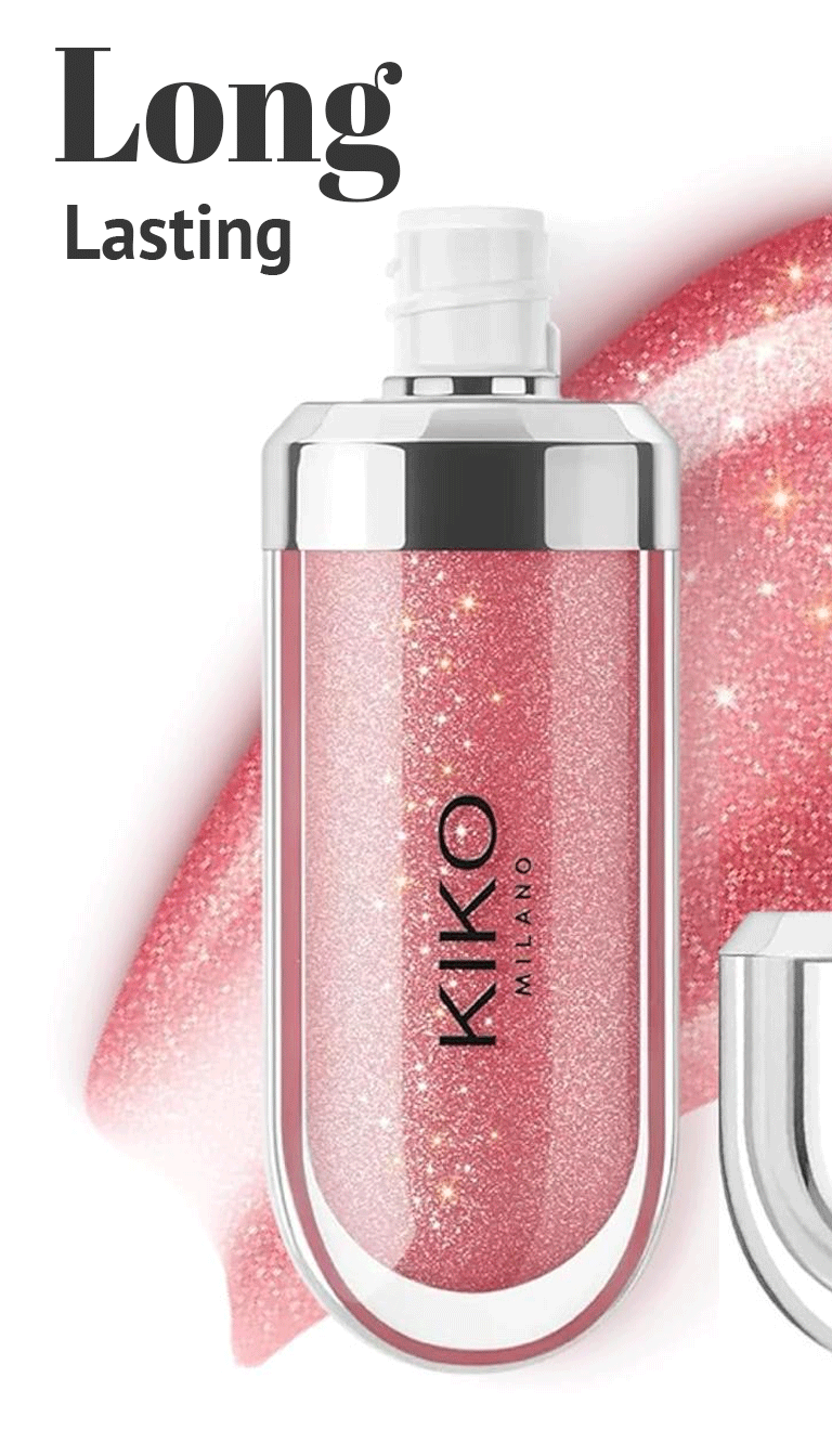 KIKO Milano 3D Hydra Lip Gloss – High Shine, Hydrating, Plumping, Non-Sticky, Moisturizing Lip Makeup